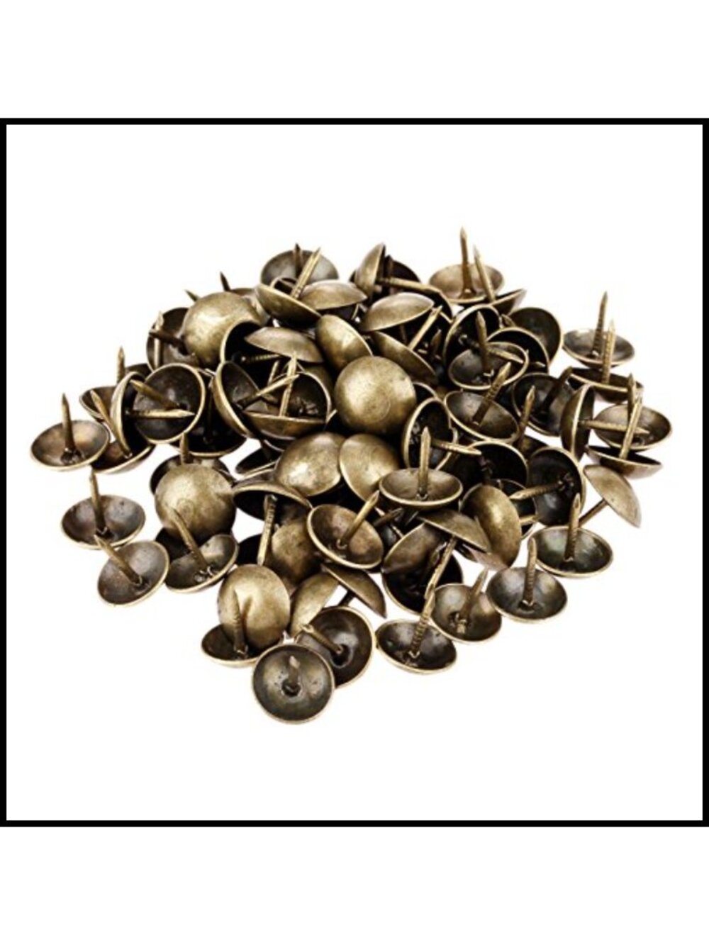 100Pcs 9x9mm Iron Decorative Upholstery Tacks for Furniture DIY